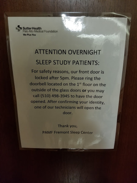 Sutter Bay Medical Foundation Sleep Disorders Center